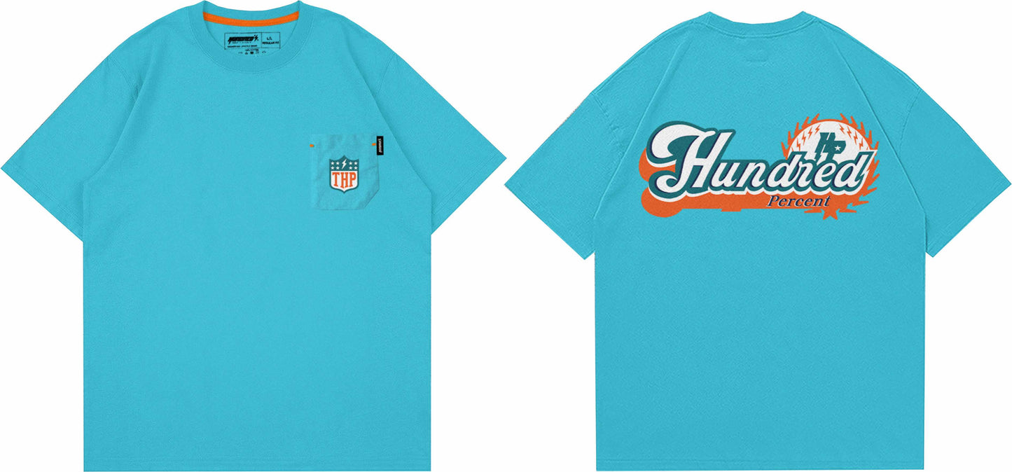 League Pocket Tees DOLPHINS